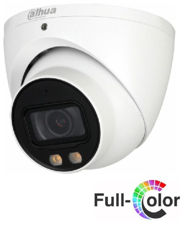x-Dahua kamera HAC-HDW1239T-A-LED 2Mpix, 3,6mm ugradjen mikrofon,FULL COLOR metalno kuciste 40m