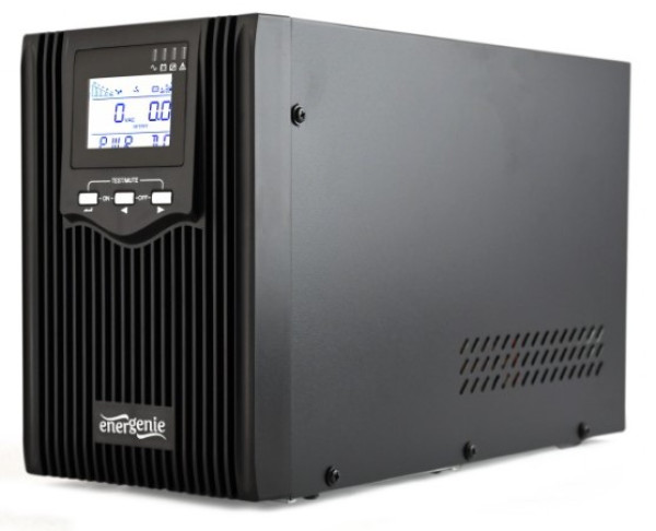 EG-UPS-PS1000-01  Gembird UPS sa stabilizatorom 1000VA (800W) pure sine wave, LCD, USB, black