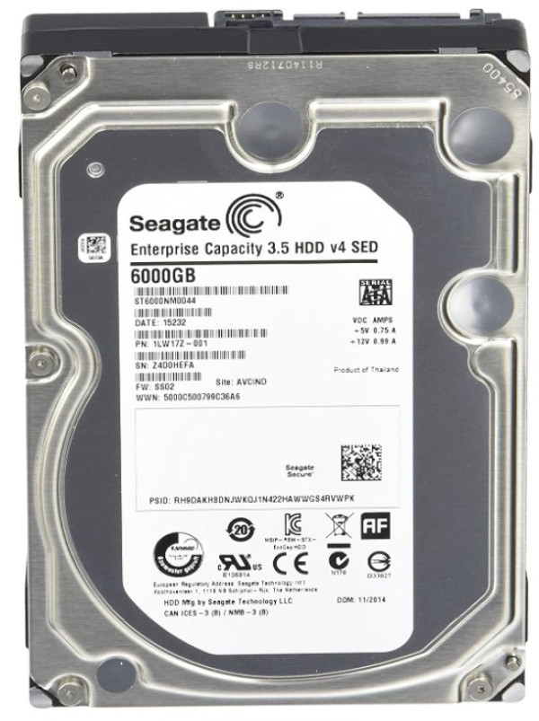 HDD 3.5 * 6TB ST6000NM0044 Seagate enterprise 7200RPM 128MB SATA3 (7359)