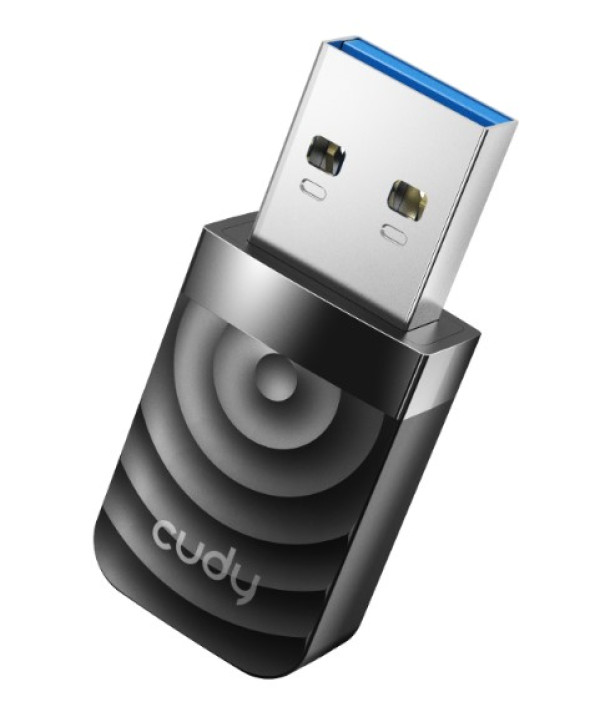 Cudy WU1300S * AC1300 WiFi Dual Band USB3.0 MINI adapter,  2.4+5Ghz, 20dBm, 2dBi longe range (976)