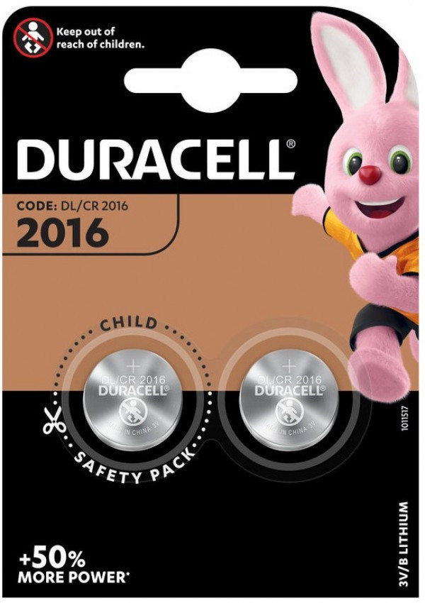 Duracell LM CR2016 LITHIUM 3V PAK2 CK baterije dugme