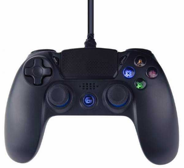 JPD-PS4U-01 Gembird USB 2.0 analog vibration gamepad, PlayStation 4 / PC, 3m black