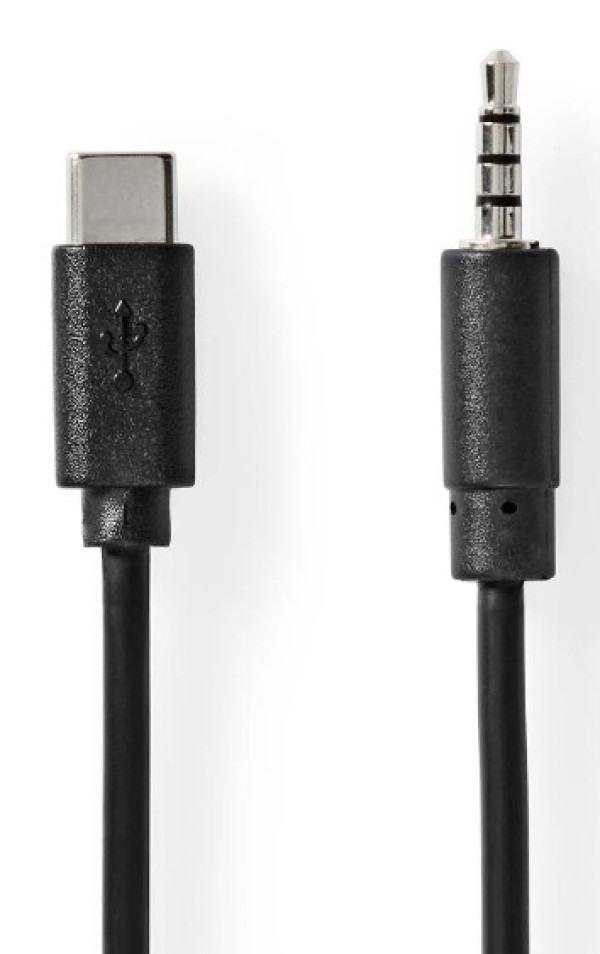 CCGP65950BK10 Nedis  USB-C muski na 3.5mm muski, 1m