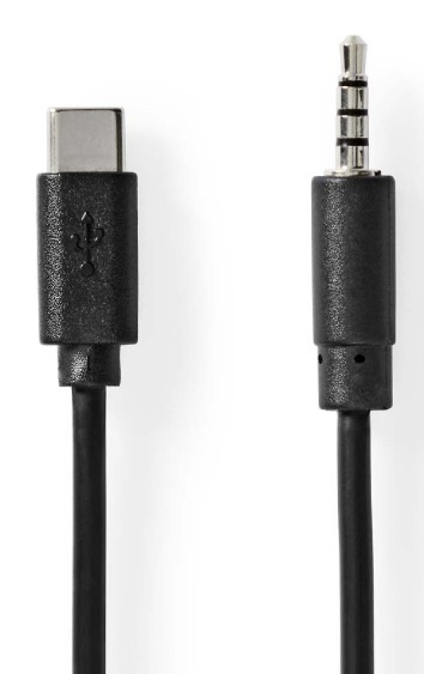 x-CCGP65950BK10 Nedis  USB-C muski na 3.5mm muski, 1m