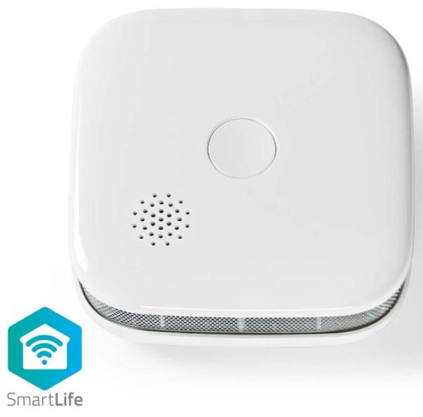 WIFIDS20WT Nedis SmartLife detektor dima Bluetooth, Wi-Fi, Android/IOS, 85dB, white