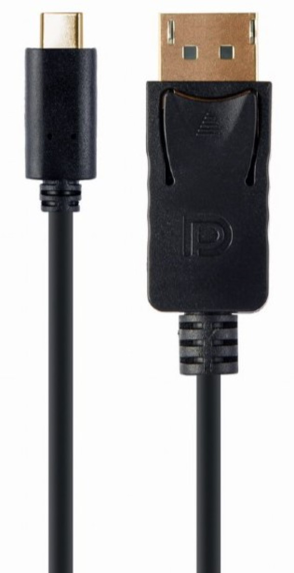 A-CM-DPM-01 Gembird USB-C to DisplayPort-male adapter, 4K 60 Hz, 2 m, black A