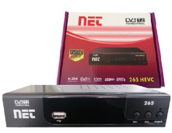 DVB-T2 Net 202 h.265 Full HD, 19201080, skart, HDMI