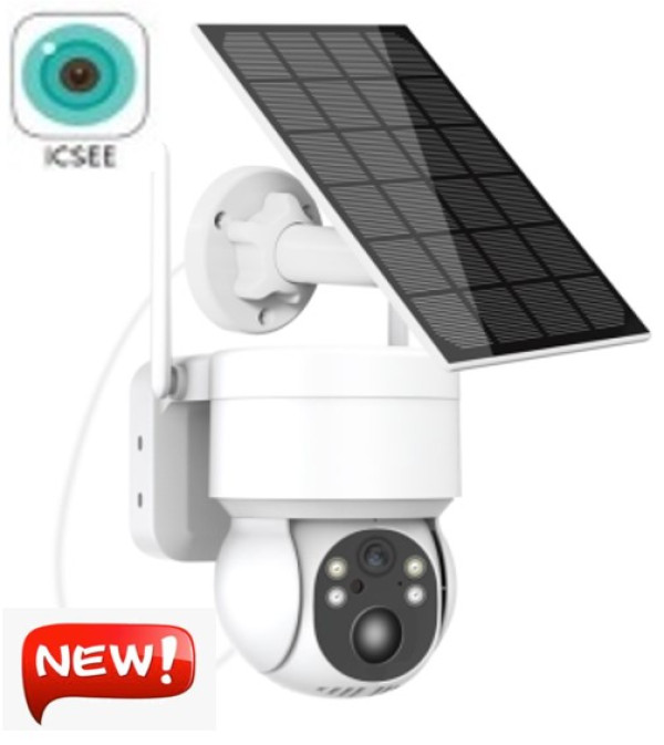 CAM-IP4MP-T13-WIFI GMB kamera Solar 4 mpix microSD iCSee xmeye pro app Two-way voice PTZ ip66