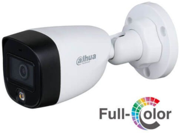Dahua kamera * HAC-HFW1209CP-LED-0360B 2Mpix 3.6 mm 20m, 24/7 Full Color, 4u1, HDCVI (2260)