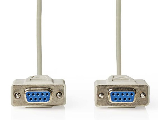 CCGP52057IV30 Null Modem cable D-SUB 9-Pin Female- D-SUB 9-Pin Female, Nickel Plated, 3m