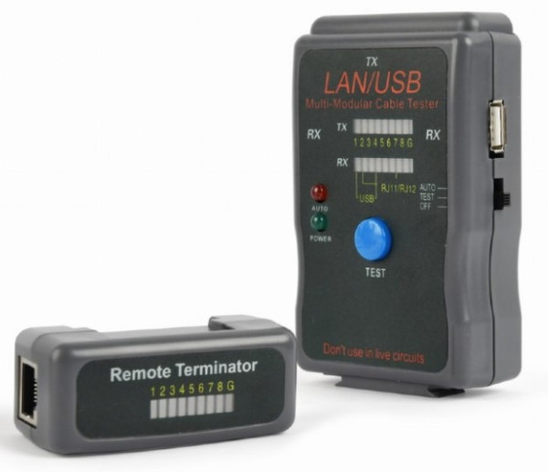 NCT-2 Gembird Tester kablova UTP/STP/USB