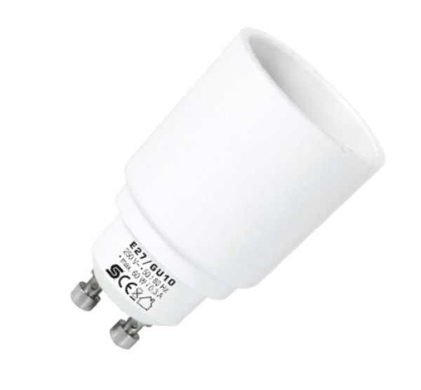 Adapter za prikljucenje sijalica E27 na grlo GU-10