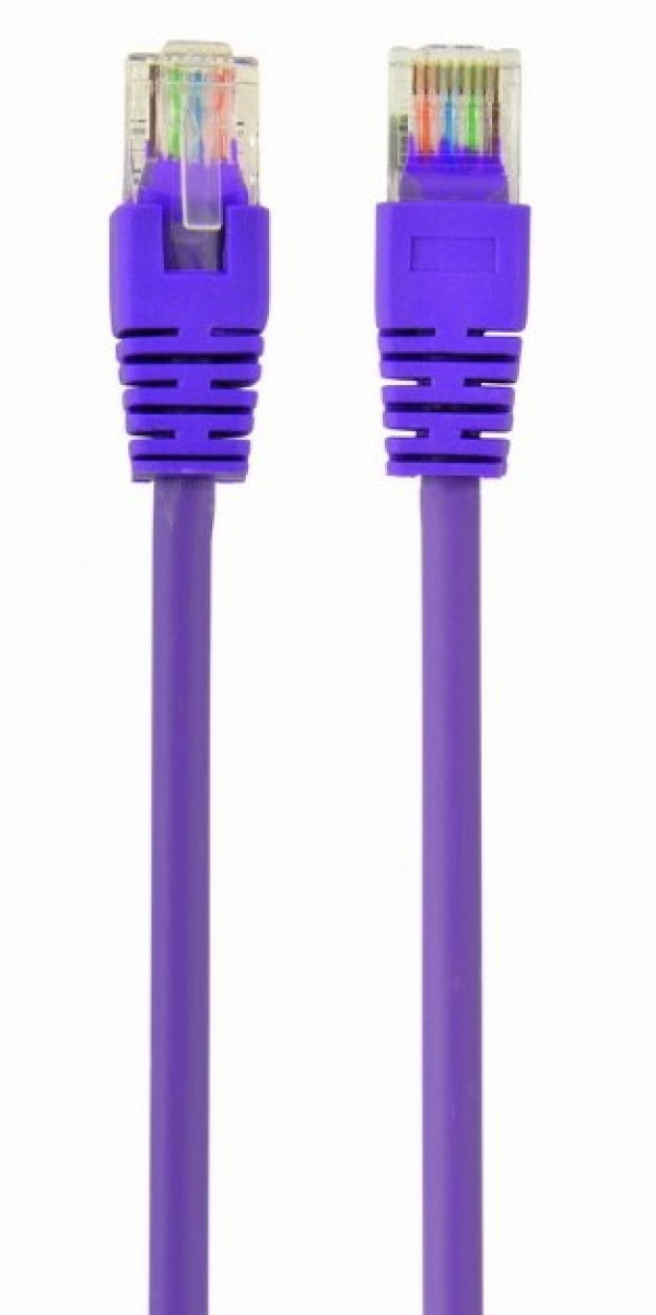 PP12-2M/V Gembird Mrezni kabl, CAT5e UTP Patch cord 2m purple