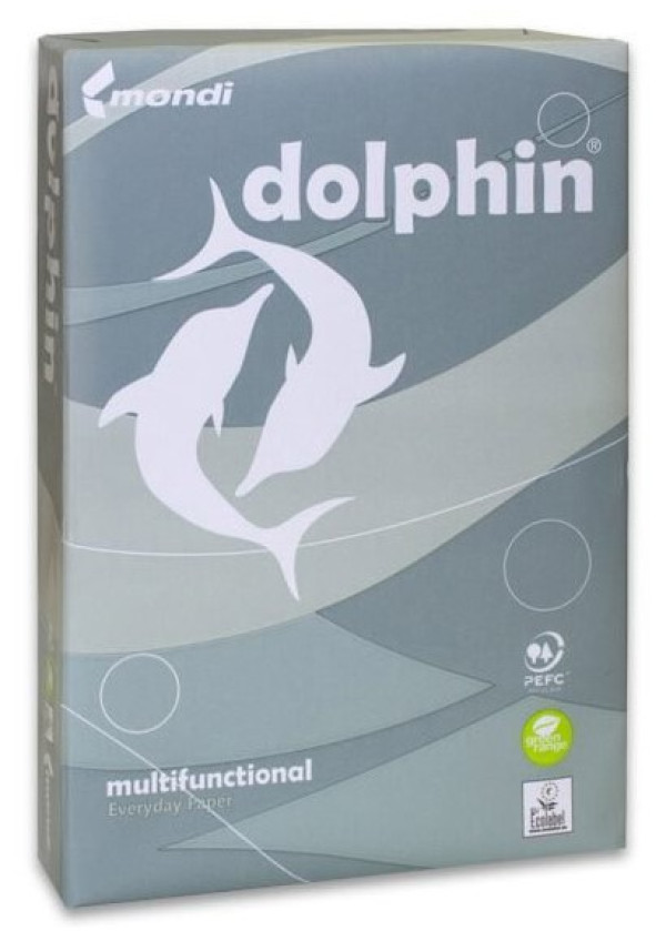 Papir Fotokopir A4/80g m2/ 500 Lista za laser, inkjet i fotokopir masine Ris papira DOLPHIN