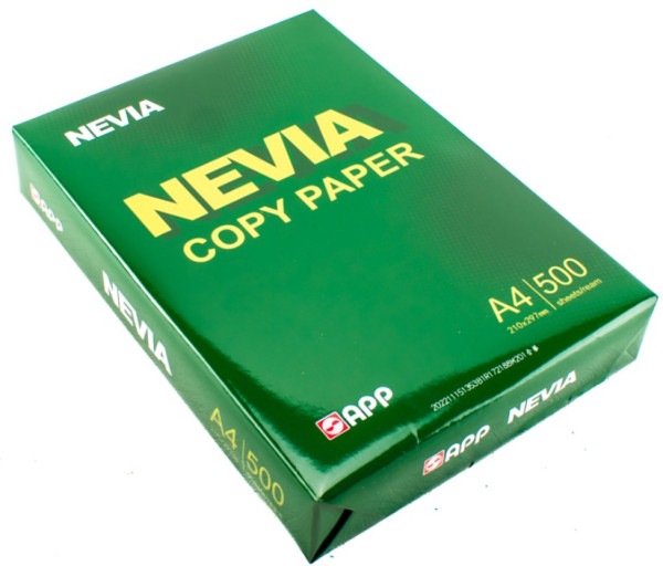 Papir Fotokopir NEVIA A4/70g m2/500 Lista za laser, inkjet i fotokopir masine Ris papira