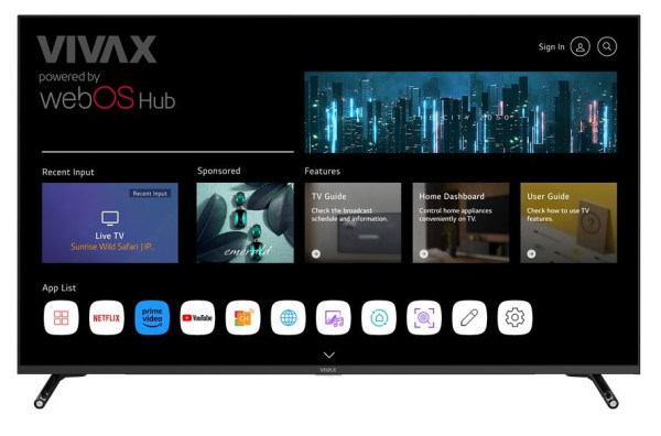 VIVAX IMAGO LED TV-50S60WO 50in/127cm, SMART, 4K Ultra HD 3840x2160, HDMI, USB