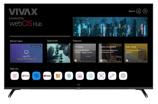 TV VIVAX IMAGO LED TV-50S60WO 50in/127cm, SMART, 4K Ultra HD 3840x2160, HDMI, USB