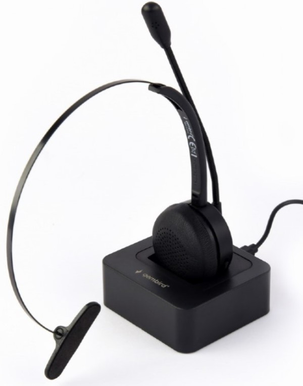 BTHS-M-01 Gembird Bluetooth slušalice za Call centar, mono, crne