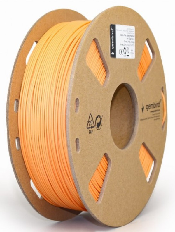 3DP-PLA-01-MTO Mat PLA Filament za 3D stampac 1.75mm, kotur 1KG, orange