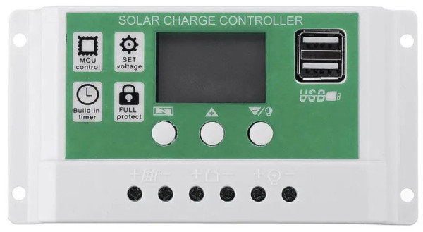 SOL-CONTROL30AG GMB PV solarni regulator punjenja 30A/20A/10A 12V/24V automatski podesivi PWM LCD