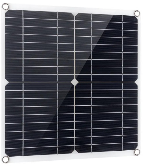 SOL-PANEL20W RV Solarni panel USB spoljni, vodootporni, 20W, 330x360x3mm
