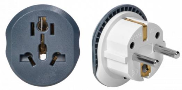 Travel adapter 168  Svetski (UK, SAD, AUS) na Evropski 13A