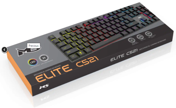 Tastatura mehanicka C521 RGB