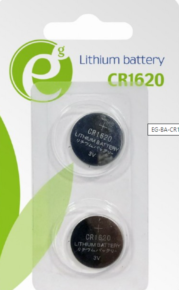 EG-BA-CR1620-01 ENERGENIE CR1620 Lithium button cell 3V PAK2