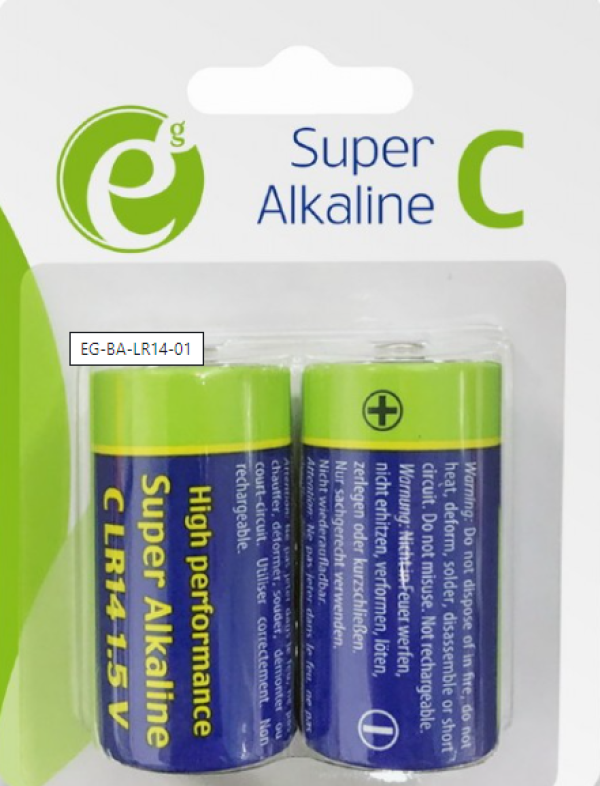 EG-BA-LR14-01 ENERGENIE TIP-C Alkalna baterija 1.5V PAK2