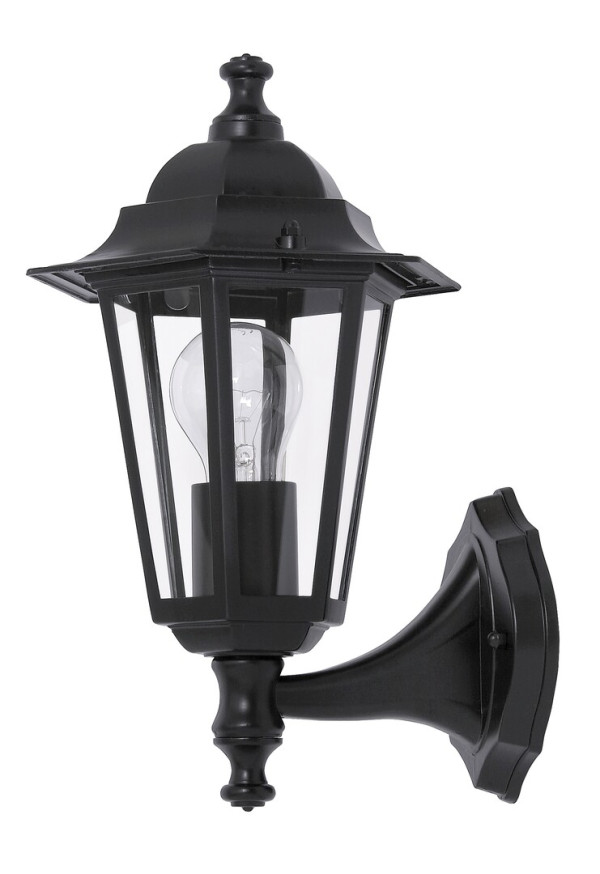 Spoljna zidna lampa Velence E27 60w crna IP43 (8204)