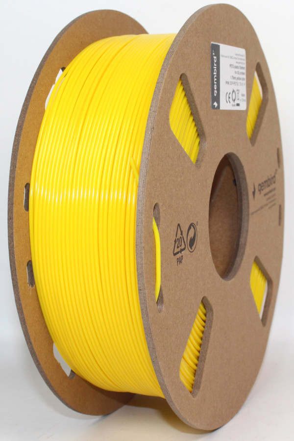 3DP-PETG1.75-01-Y PETG Filament za 3D stampac 1.75mm, kotur 1KG Yelow