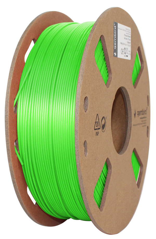 3DP-PLA+1.75-02-G PLA-PLUS Filament za 3D stampac 1,75mm kotur 1KG Green