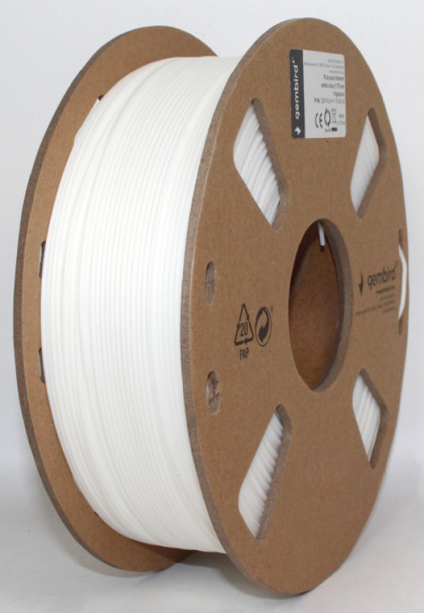 3DP-PLA+1.75-02-W PLA-PLUS Filament za 3D stampac 1,75mm kotur 1KG White