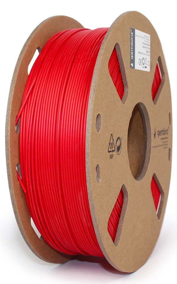 3DP-PLA1.75-01-R PLA Filament za 3D stampac 1,75mm kotur 1KG RED