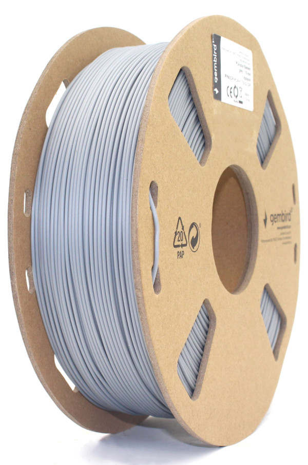 3DP-PLA1.75-01-GR PLA Filament za 3D stampac 1,75mm kotur 1KG GREY - SIVA