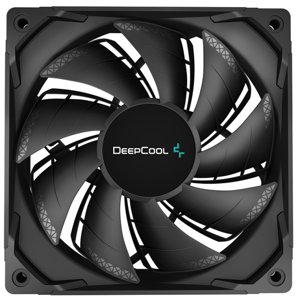 DeepCool TF120S BLACK 120x120x25 ventilator Hydro Bearing 400-1800rpm 64CFM 32DB