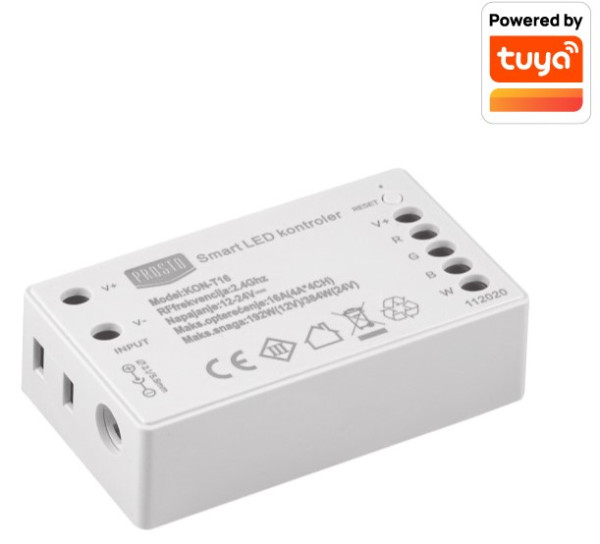 Wi-Fi smart LED kontroler RGBW 192W KON-T16/N