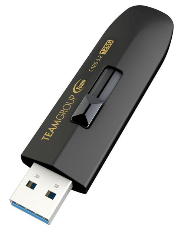 TeamGroup 128GB C186 USB 3.2 BLACK TC1863128GB01