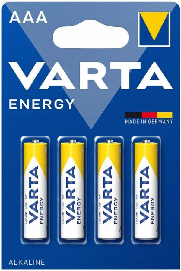 VARTA ENERGY AAA 1.5V LR03 MN2400, PAK4 CK, ALKALNE baterije