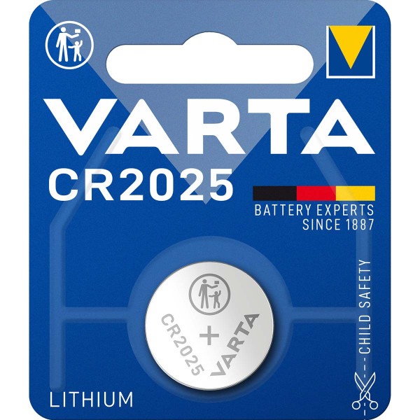 VARTA baterija CR 2025 3V Litijum baterija dugme, Pakovanje 1kom