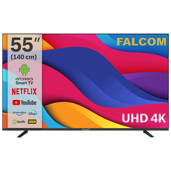 TV Falcom 55LTF022SM Smart LED TV 55inca (140cm), Ultra HD 4K, DVB- S2/T2/C tuner, H265 HEVC, 2x10W