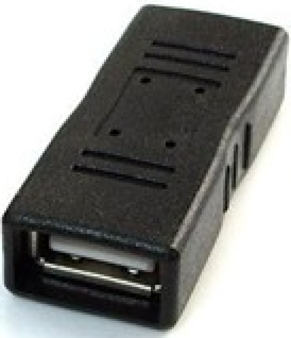 A-USB2-AMFF Gembird zensko-zenski adapter USB 2.0 coupler, black