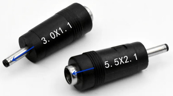 NPC-5.2x2.5mm 3.0x1.1mm DC to DC 20V Connector Black (L) (prodaje se na komad)