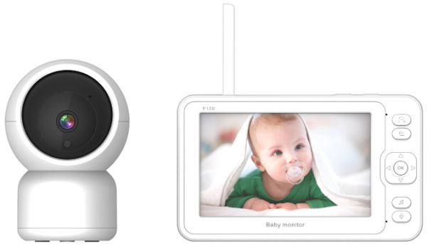 Baby kamera sa 5.0 inca monitorom, 2.0MP, 3.6mm, IR5m