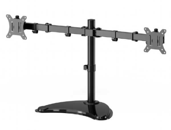 MS-D2ST-02 Gembird Duplo Stono postolje za monitor (rotiranje, naginjanje, okretanje), 13-32 max.8KG
