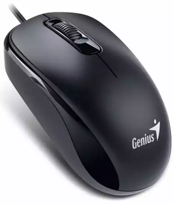 Miš Genius DX-110 PS/2 1000dpi, crni - optièki
