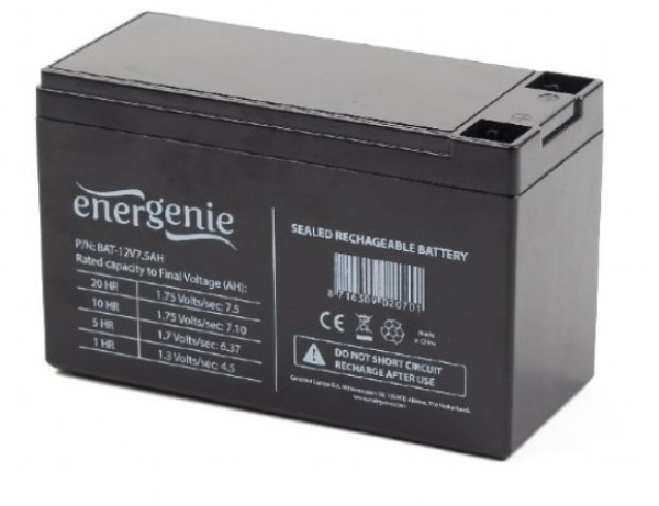 BAT-12V7.5AH Gembird Punjiva baterija 12V 7.5AH za UPS 151x65x93mm FO (1259)