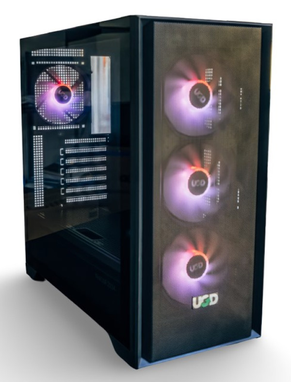 Kuciste Tracer 2234 ATX, providna stranica, ugradjena 4xRGB kulera, Crno