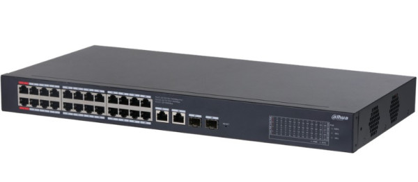 Dahua CS4228-24GT-375 CLOUD UPRAVLJIVI LAYER 2POE 28-PORT.GIGABITNI SWITCH SA 2xRJ45 UPLINK-A I 2SFP