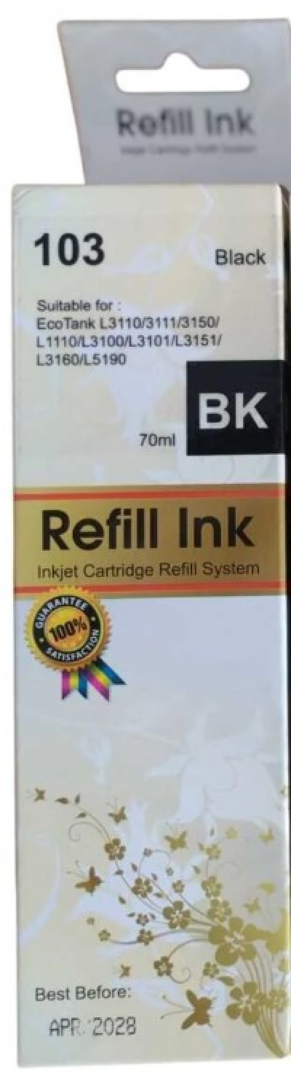 INKJET EP 103/E103 Dopuna BlackSINO boja bocica sadrži 70 ml mastila za Epson EPIJ103SC